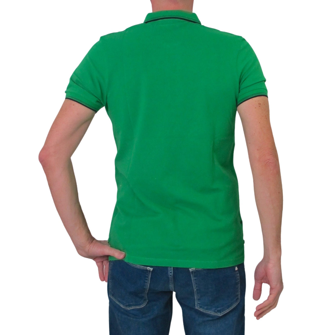 SHOCKLY polo uomo manica corta cotone POLO CLEAN 6X1122 GREEN VERDE estate 2023