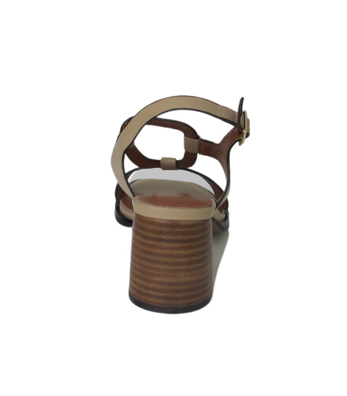 CAFéNOIR sandali donna pelle tacco C1LC1360 W026 CREMA CUOIO estate 2021