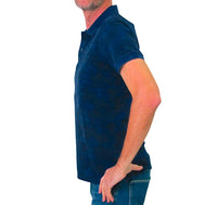 Thumbnail for SHOCKLY polo uomo manica corta POLO CAMOUFLOWER 6X4117 INDIGO BLU estate 2023
