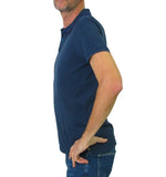 SHOCKLY polo uomo cotone manica corta POLO HAND PLACKET 6X9011 BLU estate 2023