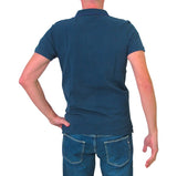 SHOCKLY polo uomo cotone manica corta POLO HAND PLACKET 6X9011 BLU estate 2023