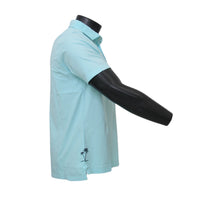 Thumbnail for MC2 SAINT BARTH polo uomo jersey BRIGHTON FD56 VERDE ACQUA estate 2021