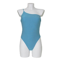Thumbnail for MC2 SAINT BARTH costume donna intero monospalla TESS LUX31 CELESTE GLITTER  estate 2021
