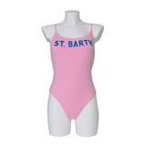 MC2 SAINT BARTH costume donna intero CECILLE GLITTER SB 21N ROSA estate 2021