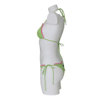 Thumbnail for MC2 SAINT BARTH costume donna bikini triangolo THEA LAVINYA V7123 BIANCO VERDE ROSA estate 2021