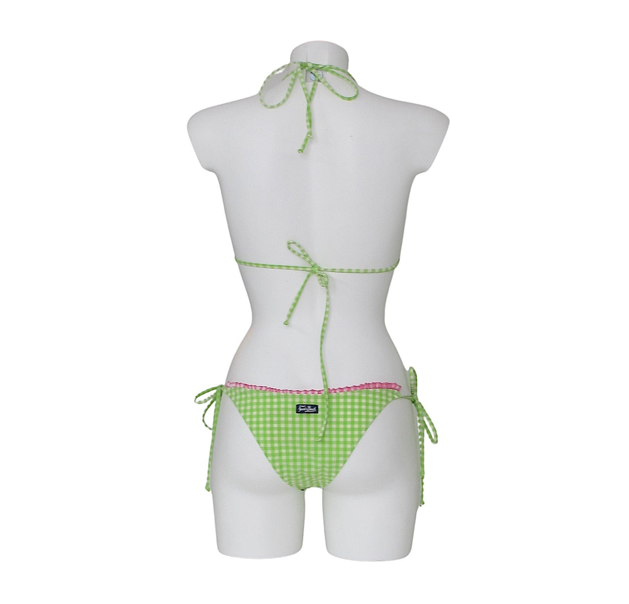 MC2 SAINT BARTH costume donna bikini triangolo THEA LAVINYA V7123 BIANCO VERDE ROSA estate 2021