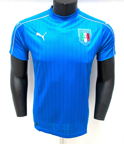 PUMA prima maglia ufficiale bimbo ITALIA modello 748833-01 colore AZZURRO EUROPEO 2016 - dodo.club - 1