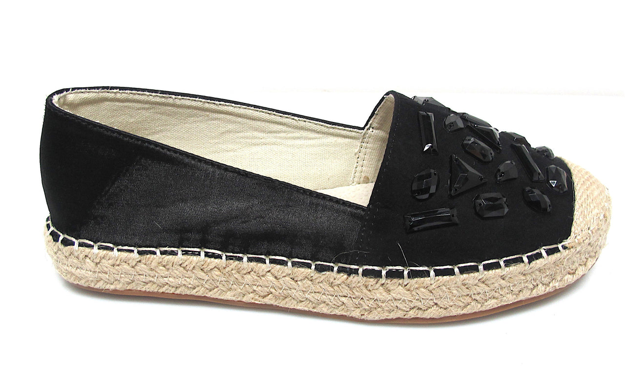 CITY espadrillas/ballerine donna modello ES0008 colore NERO estate 2016 - dodo.club