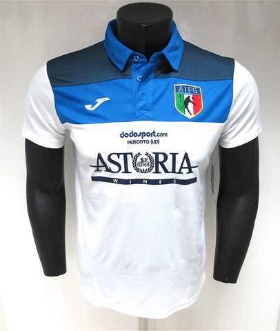 FOOTGOLF ITALIA polo da passeggio colore BIANCO/AZZURRO/BLU - dodo.club - 1