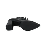 CRISTINA MILLOTTI scarpe donna allacciata tacco 8 AR1527 NAPPA NERO inverno 2021