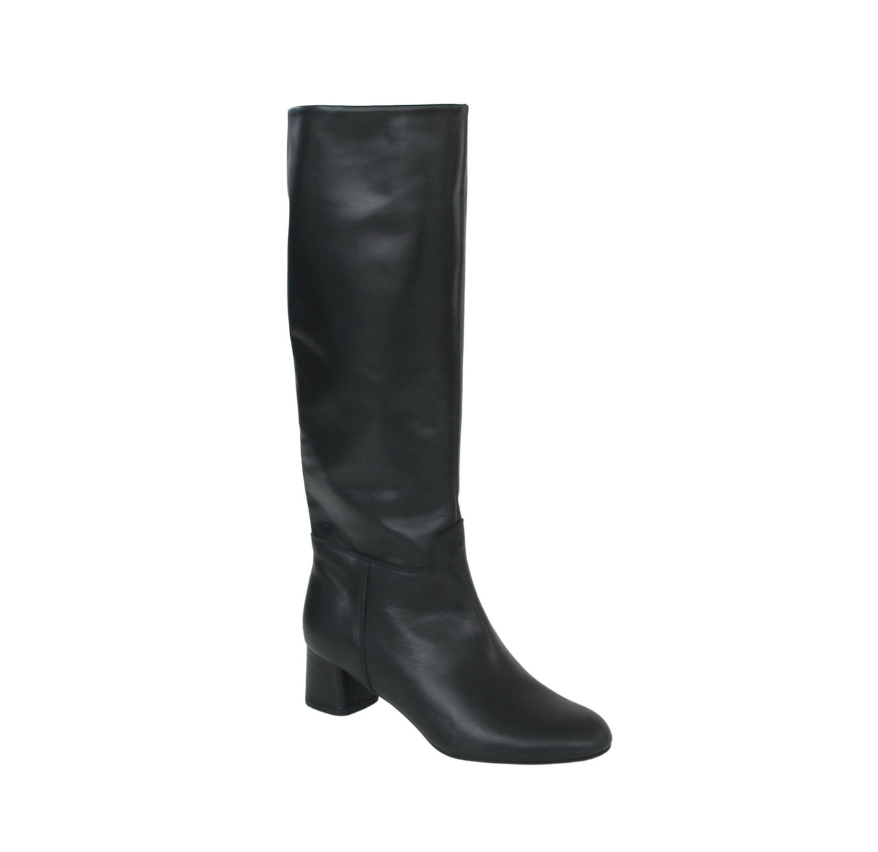 CRISTINA MILLOTTI stivali alti donna tacco 50 220AR6005 VITELLO NERO inverno 2021