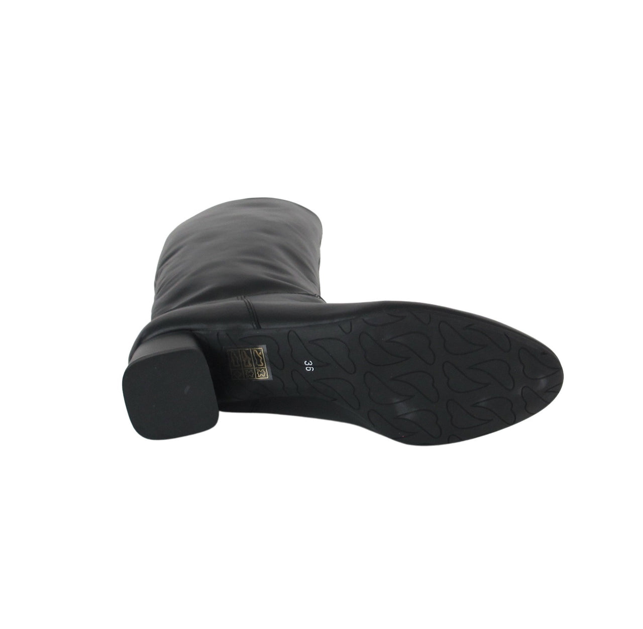 CRISTINA MILLOTTI stivali alti donna tacco 50 220AR6005 VITELLO NERO inverno 2021