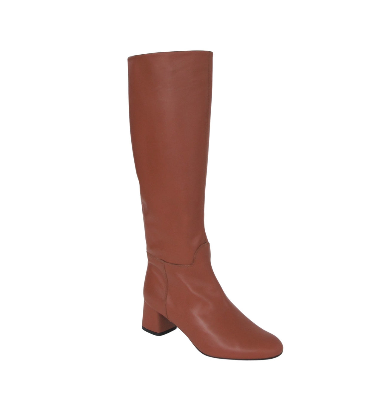 CRISTINA MILLOTTI stivali alti donna tacco 50 AR6005 VITELLO CUOIO inverno 2021