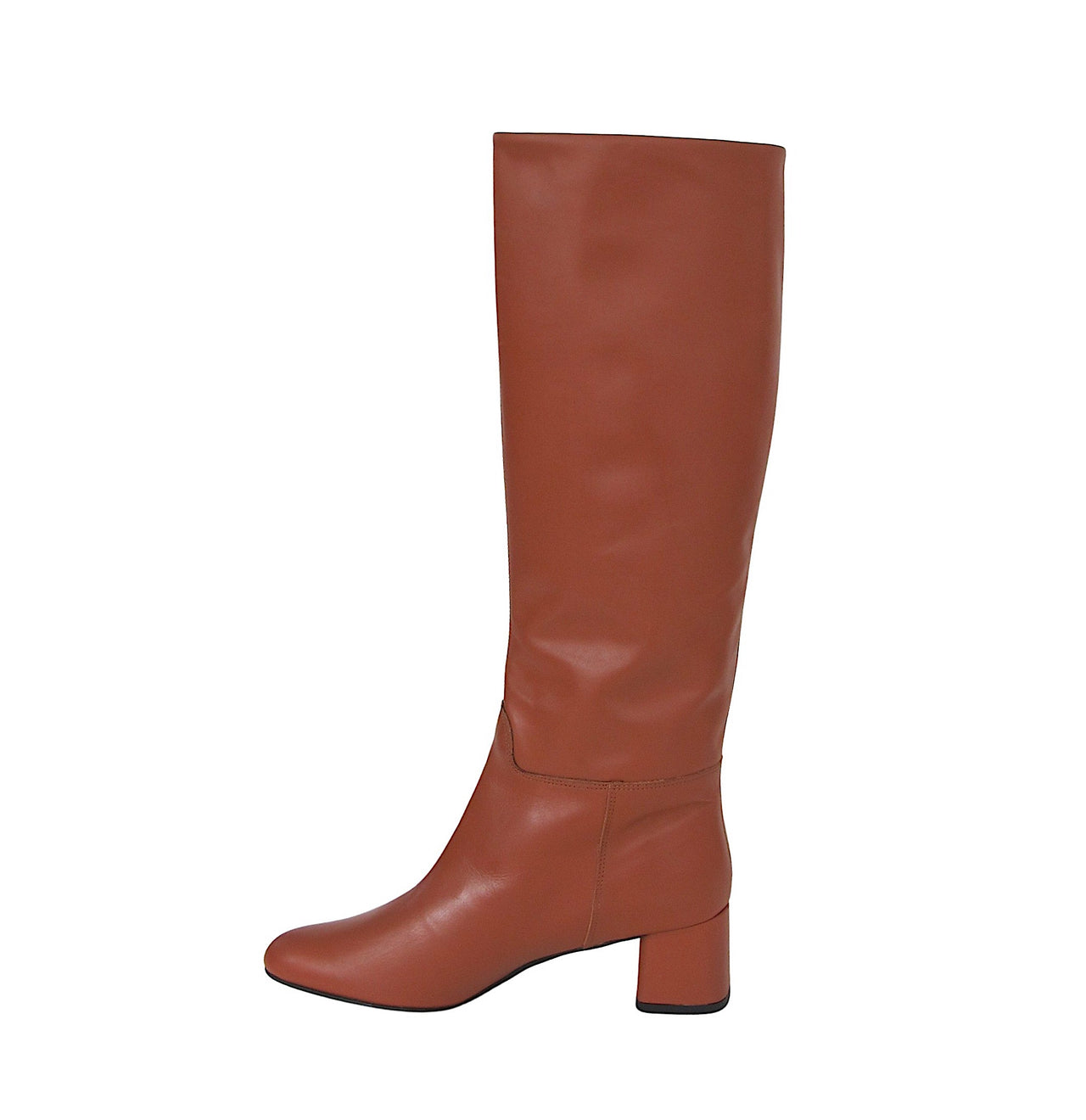 CRISTINA MILLOTTI stivali alti donna tacco 50 AR6005 VITELLO CUOIO inverno 2021