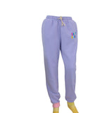 MC2 SAINT BARTH pantaloni tuta donna FLORY EMB HEART PASTEL 924 LILLA inverno 2021