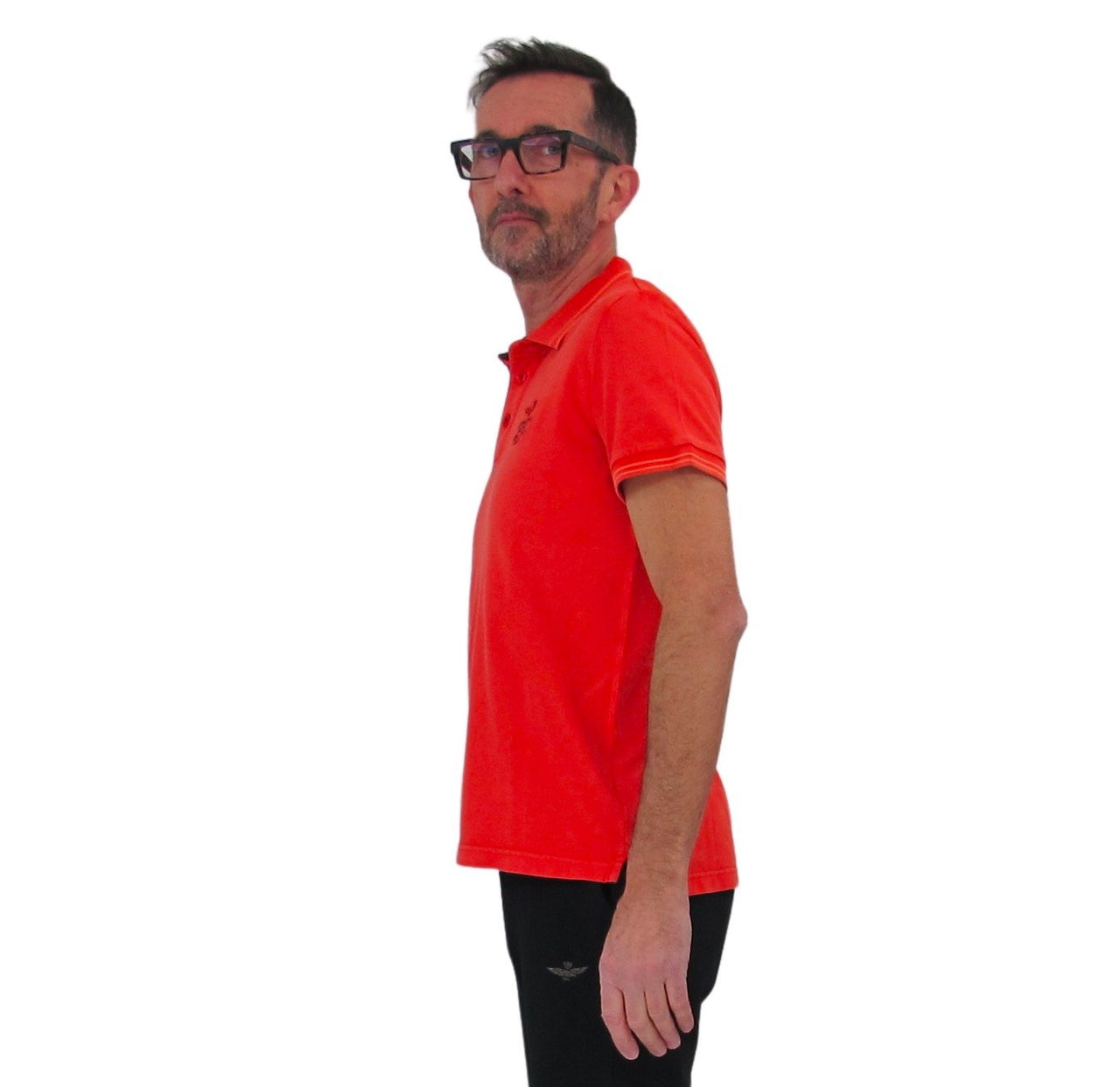 AERONAUTICA MILITARE polo uomo cotone 221PO1600P144 57450 ARANCIO estate 2022