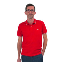Thumbnail for HARMONT & BLAINE polo uomo manica corta LNH032 020862 534 ROSSO estate 2022