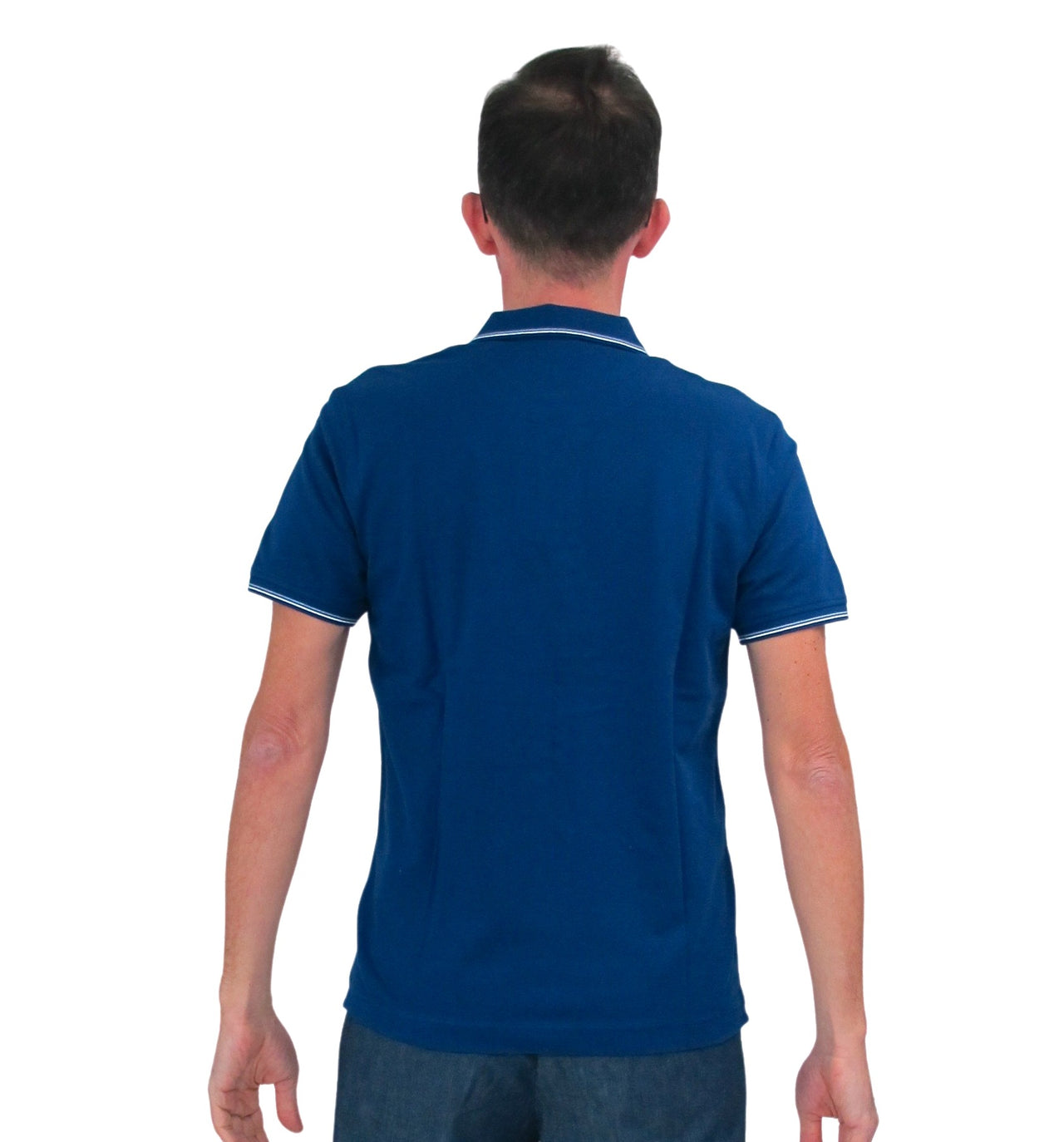 HARMONT & BLAINE polo uomo manica corta LNH032 020862 816 BLUETTE estate 2022