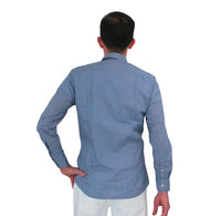 Thumbnail for BASTONCINO camicia uomo collo francese B2124 164 SIMO 03 BLUETTE estate 2022