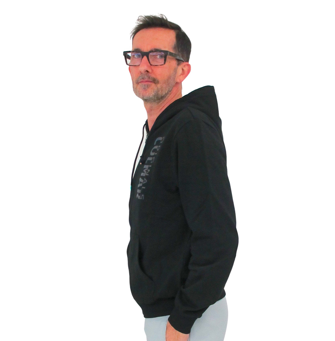 COLMAR felpa uomo cappuccio full zip logo 8293 5TK ABOUT 99 NERO estate 2022