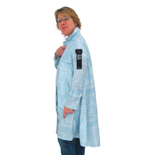Thumbnail for PEUTEREY giubbino donna trench leggero KAKI PED422001181762 CELESTE estate 2022
