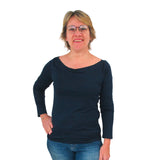 PEUTEREY t-shirt donna manica lunga NEW CALIFONG PED435999012004 215 BLU estate 2022
