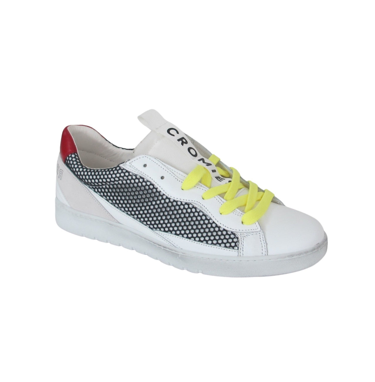CROMIER scarpe sneaker uomo C6V0185 SPIDERBLACK TECNO GOMMA BIANCO estate 2022