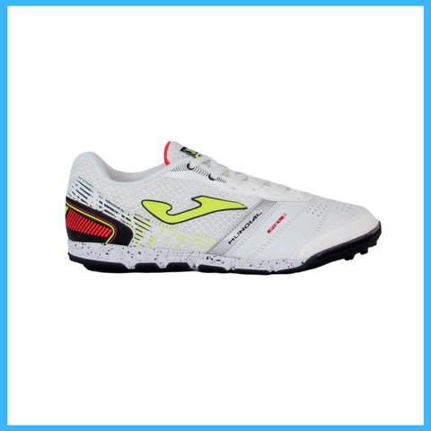 JOMA scarpe calcetto turf MUNDIAL 2202 MUNW2202TF BIANCO GIALLO FLUO agosto 2022
