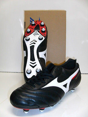 MIZUNO scarpe calcio a 8 tacchetti intercambiabili modello MRL CLASSIC SI color NERO - dodo.club
