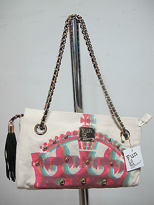 FUN IS NOT EXPENSIVE borsa donna modello CORONA colore BEIGE/MULTICOLOR ESTATE 2013 - dodo.club - 1