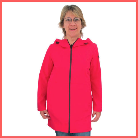 PEUTEREY giubbino donna parka cappuccio COLEO PED389601191581 FUCSIA estate 2022