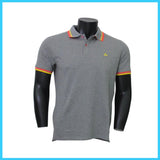PEUTEREY polo uomo GARLA STR MEL PEU469599011991 782 GRIGIO SCURO estate 2023