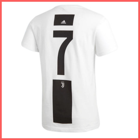 ADIDAS t-shirt JUVENTUS GRAPHIC 7 FI2366 colore BIANCO campionato 2018/2019