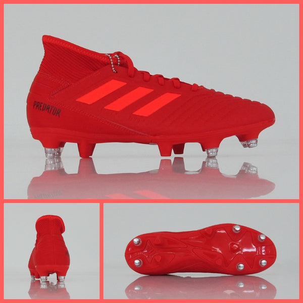 ADIDAS scarpe calcio PREDATOR 19.3 SG D97958 colore ROSSO dicembre 2018