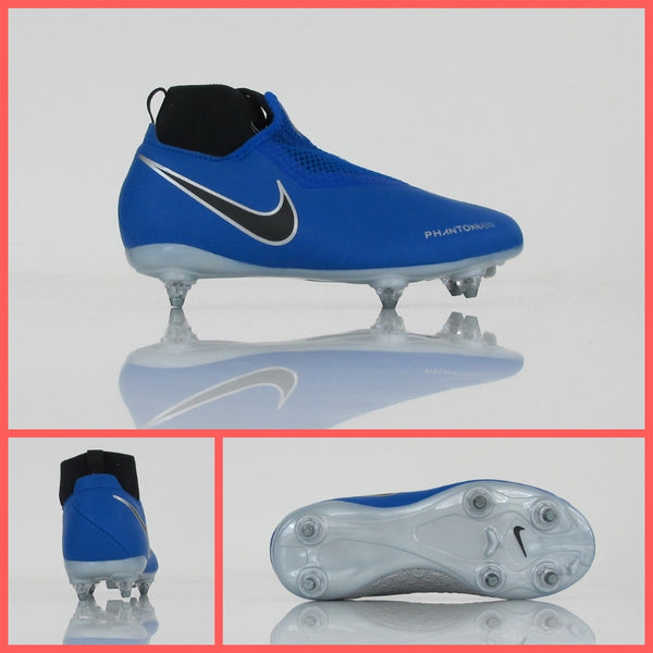 NIKE scarpe calcio bimbo PHANTOM VSN ACADEMY DF SG AQ9298 400 AZZURRO novembre 2018