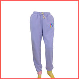 MC2 SAINT BARTH pantaloni tuta donna FLORY EMB HEART PASTEL 924 LILLA inverno 2021