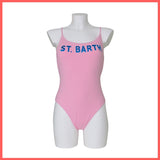 MC2 SAINT BARTH costume donna intero CECILLE GLITTER SB 21N ROSA estate 2021