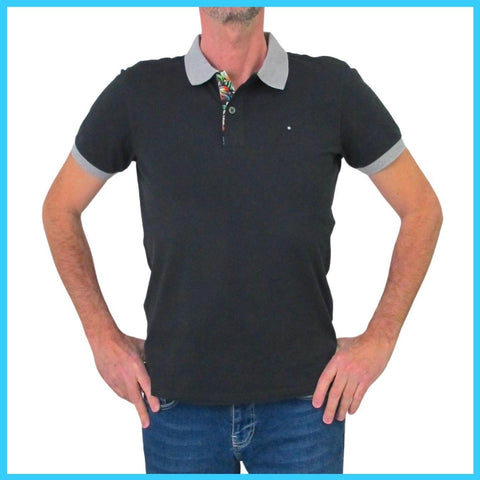 SHOCKLY polo uomo cotone manica corta POLO BAHAMAS 6X7009 NERO estate 2023