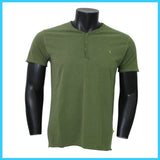 SHOCKLY t-shirt uomo cotone TS OLD SERAFINO 6T6309 MILITARY VERDE estate 2023