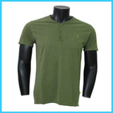 SHOCKLY t-shirt uomo cotone TS OLD SERAFINO 6T6309 MILITARY VERDE estate 2023