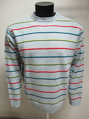 GANT maglione uomo lana girocollo art.85640 col.CELESTE/MULTIC tg.2XL inver.2010 - dodo.club