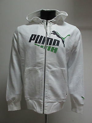PUMA felpa uomo con cappuccio mod.806059 col.BIANCO/BLU tg.L estate 2010 - dodo.club
