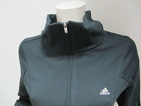 Thumbnail for ADIDAS felpa donna con zip art.3SA KNIT SUIT col.NERO/BIANCO tg.44 inverno 2011 - dodo.club