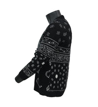 Thumbnail for MC2 SAINT BARTH cardigan uomo JONAN EMB SB BANDANA 00 NERO, inverno 2021