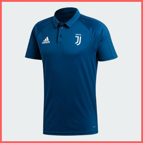 ADIDAS polo  manica corta JUVENTUS B38745 colore BLU PETROLIO campionato 2017/2018