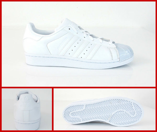 ADIDAS ORIGINALS scarpe ginnastica donna modello SUPERSTAR GLOSSY TOE BB0683 colore BIANCO - dodo.club - 1