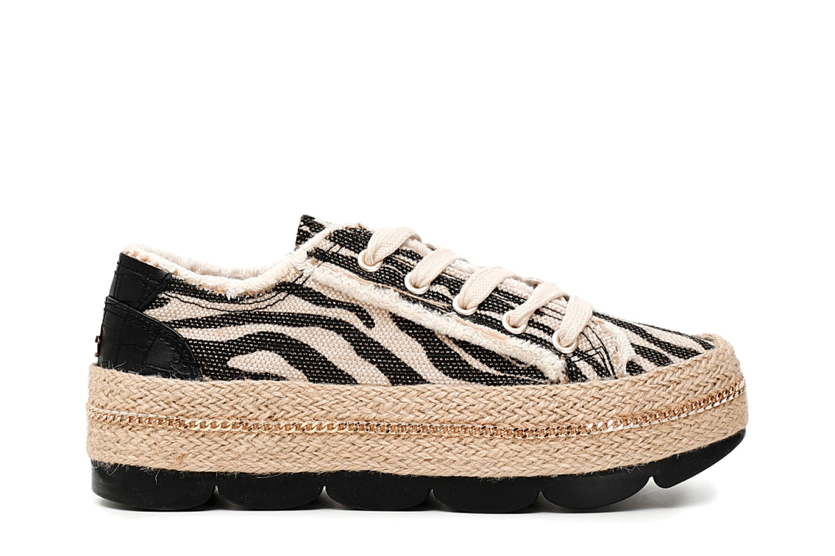 CAFèNOIR scarpe sneaker donna canvas C1DG9550 N001 NERO/BEIGE estate 2021