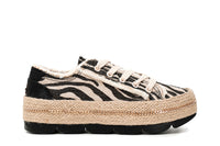 Thumbnail for CAFèNOIR scarpe sneaker donna canvas C1DG9550 N001 NERO/BEIGE estate 2021
