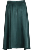 CAFèNOIR gonna donna lunga liscia svasata C7JO0003 G010 VERDE inverno 2021