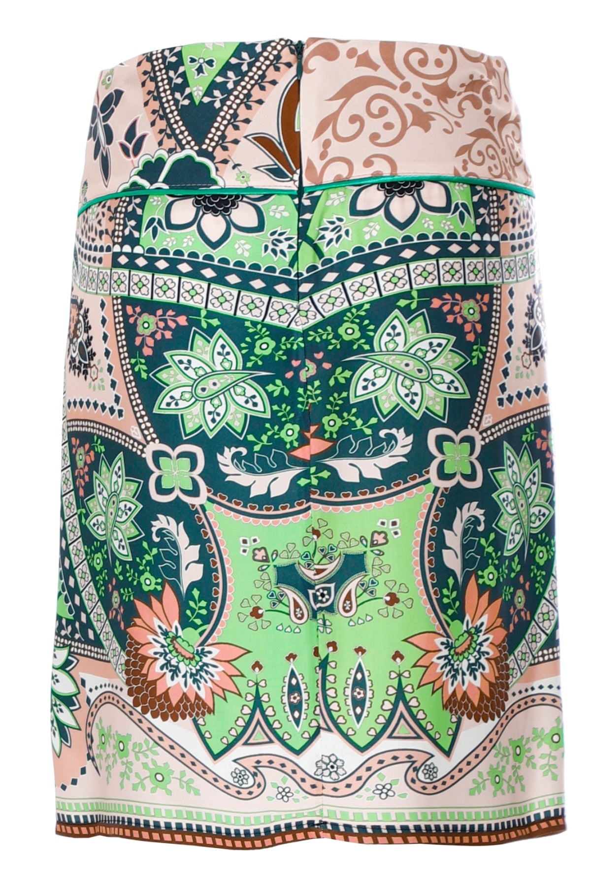 CAFèNOIR mini gonna donna fantasia C7JO0015 S043 FOULARD MULTIVERDE estate 2022